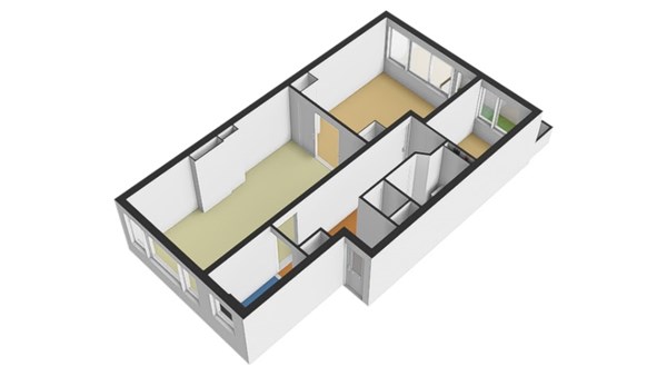 Floorplan - Gordelweg 225-01L, 3039 GB Rotterdam